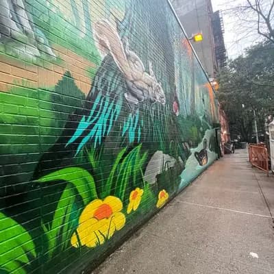 Forest with wild animals