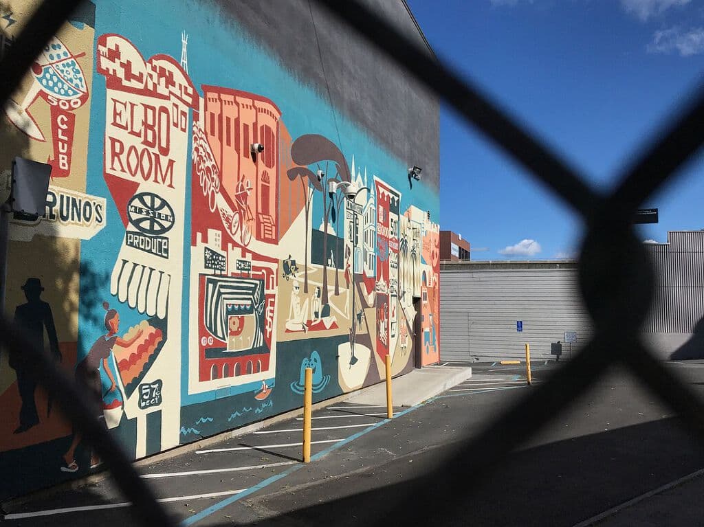 "Iconic SF" by Brian Barneclo in Dogpatch, San Francisco