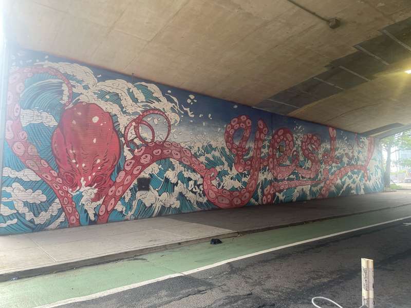 "Octopus" in Dumbo, New York
