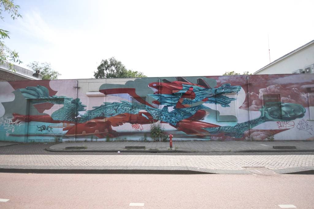 "Dragon" by Telmo Miel in Noord, Amsterdam