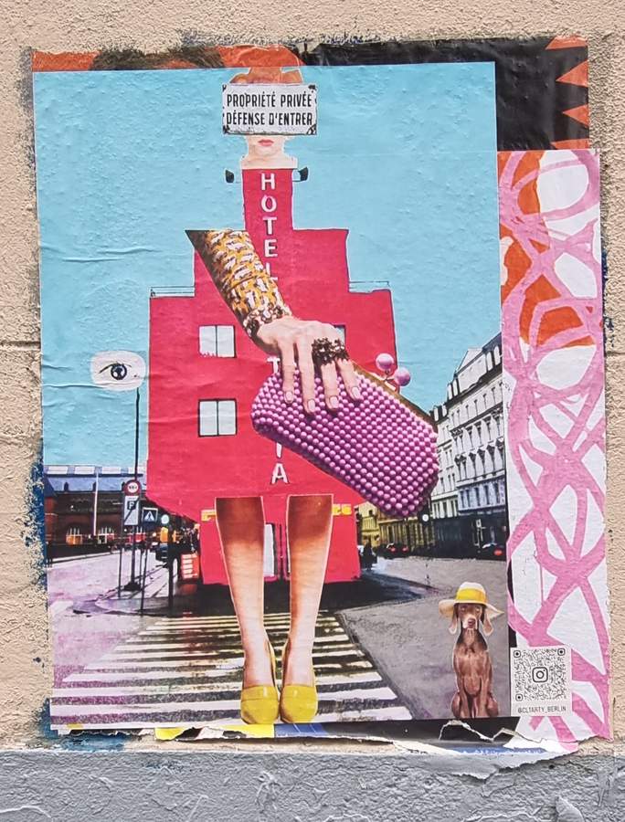 Surreal Hotel Collage Composition