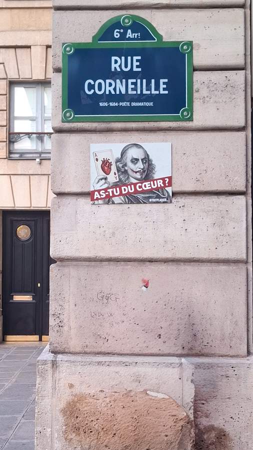 "As-tu du cœur ?" by Tout Plaquer in Paris 6e Arrondissement, Paris