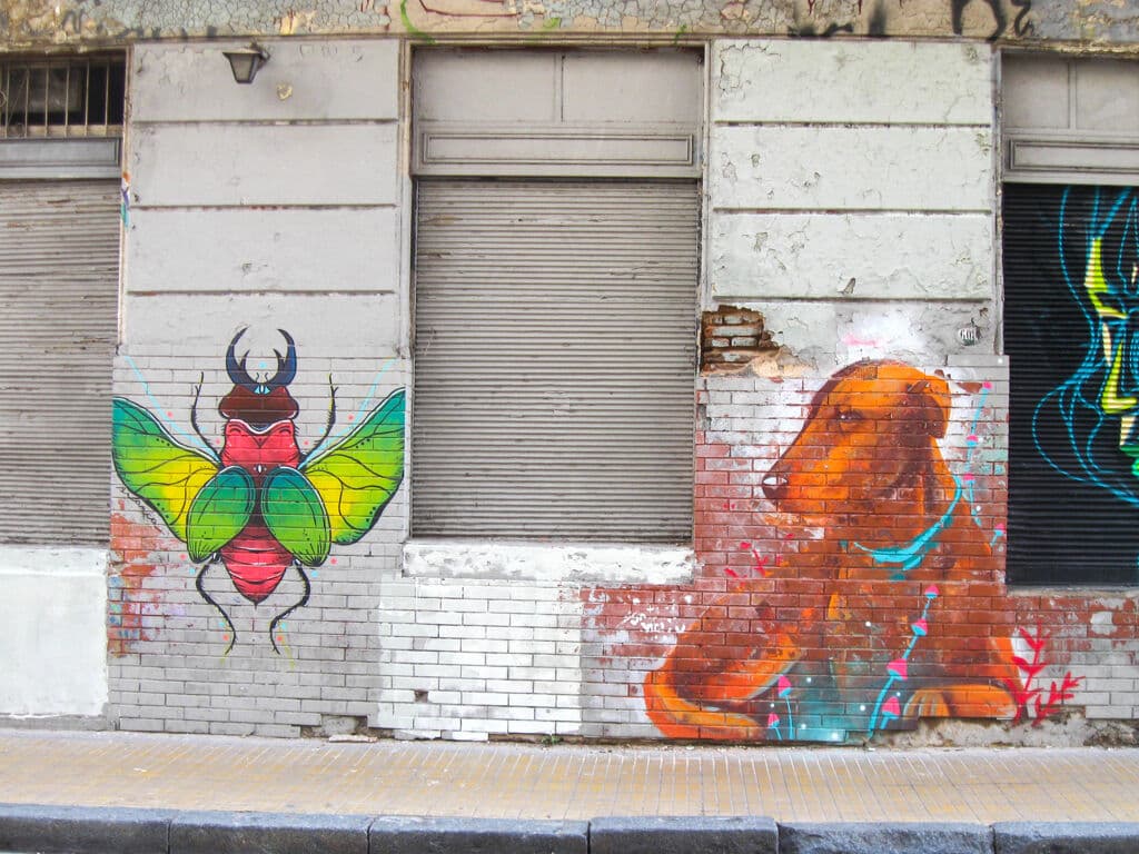 "Animals" by Bianca Geroldi in San Telmo, Buenosaires