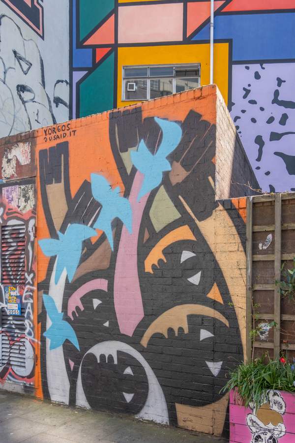 "Artwork by Yorgos" by Yorgos in Whitechapel, London