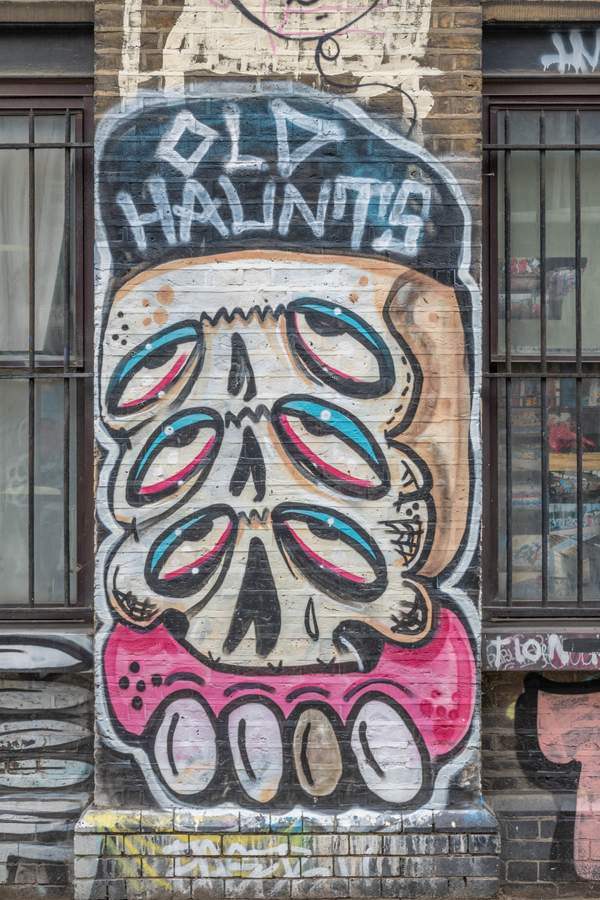 "Old Haunts" by Sweet Toof in Fish Island, London