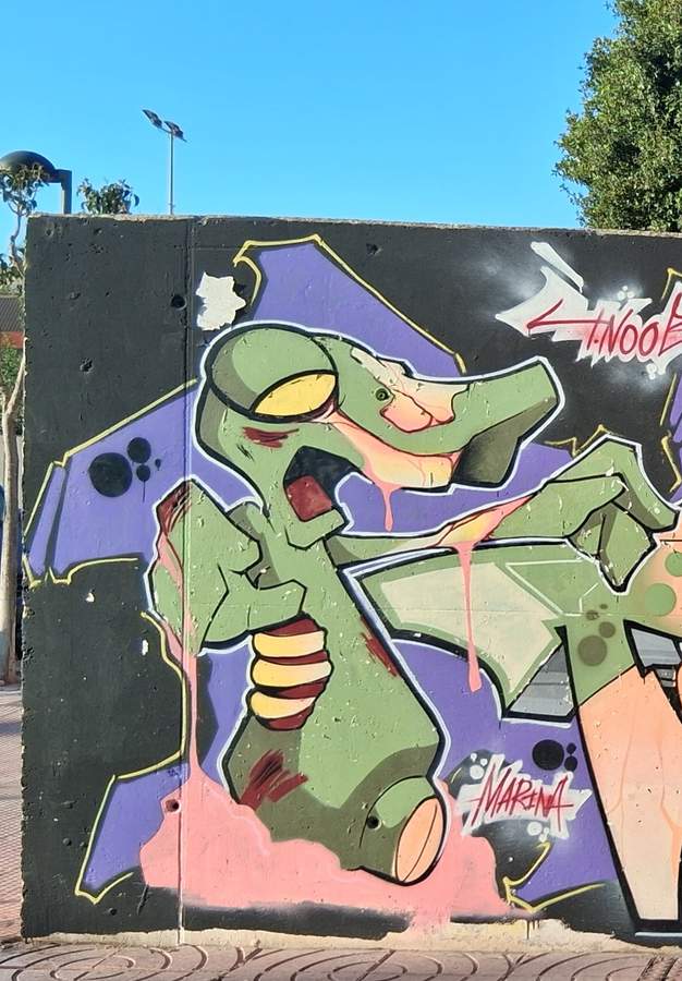 "Cartoon Character Street Art" by Various Artists - Valencia in Valencia