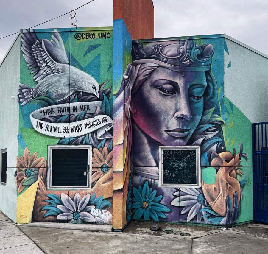 Portrait with Eagle and Faith