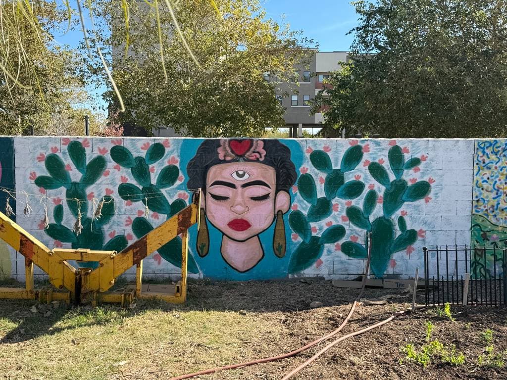 "Portrait with Cacti and Third Eye" in Alhambra, Phoenix