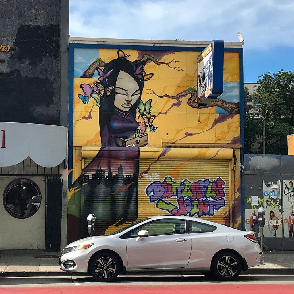 "The Butterfly Join" by Sam Flores in Mission, San Francisco