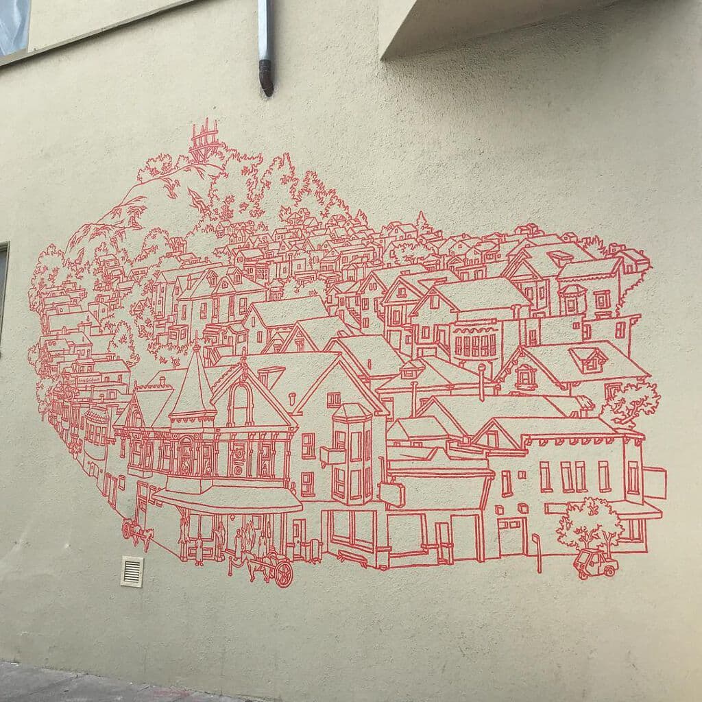 "Ode to Bernal" by Amos Goldbaum in Bayview District, San Francisco