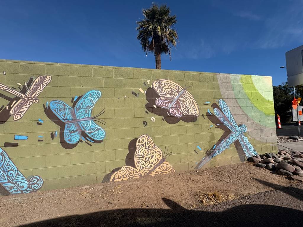 Street art in Willo, Phoenix