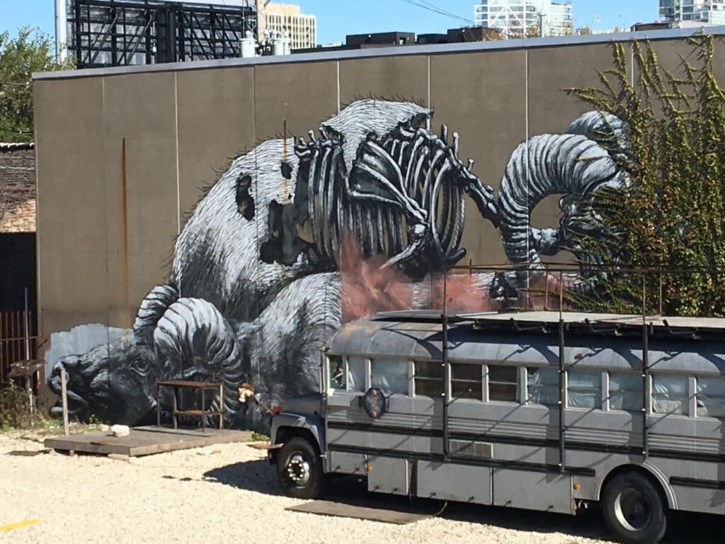 "ROA" by Roa in Fulton Market District, Chicago