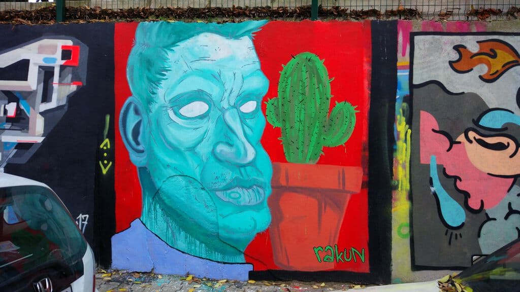 Untitled street art by Rakun in Caferaa Mahallesi, Istanbul