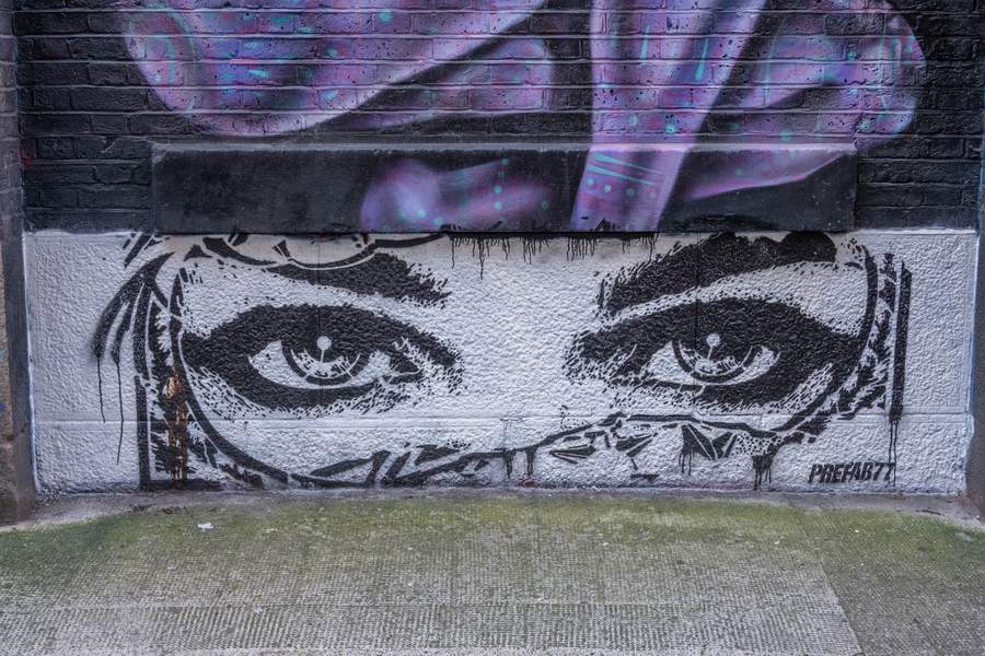 Piercing Eyes Street Portrait