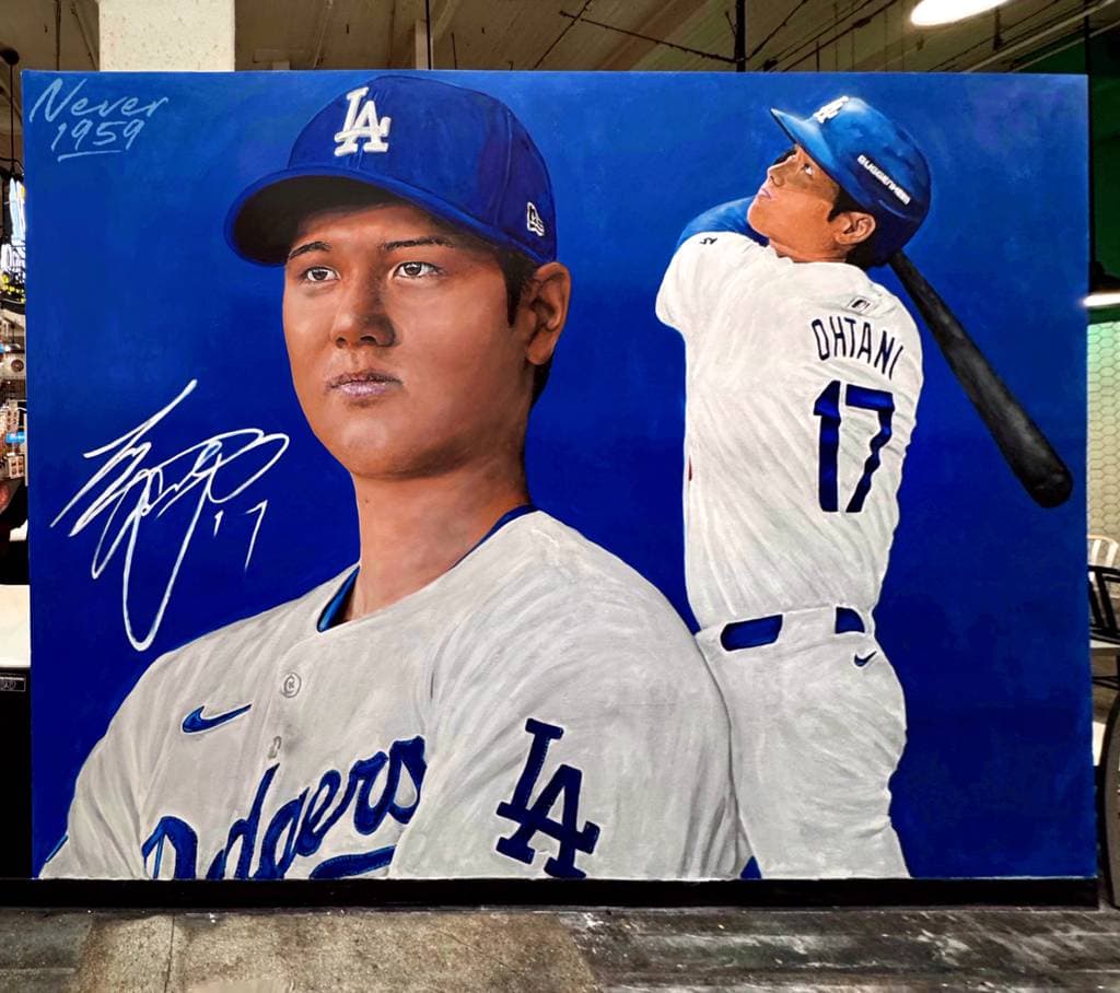 "Shohei Ohtani" by Jonas Never in Gallery Row, Los Angeles