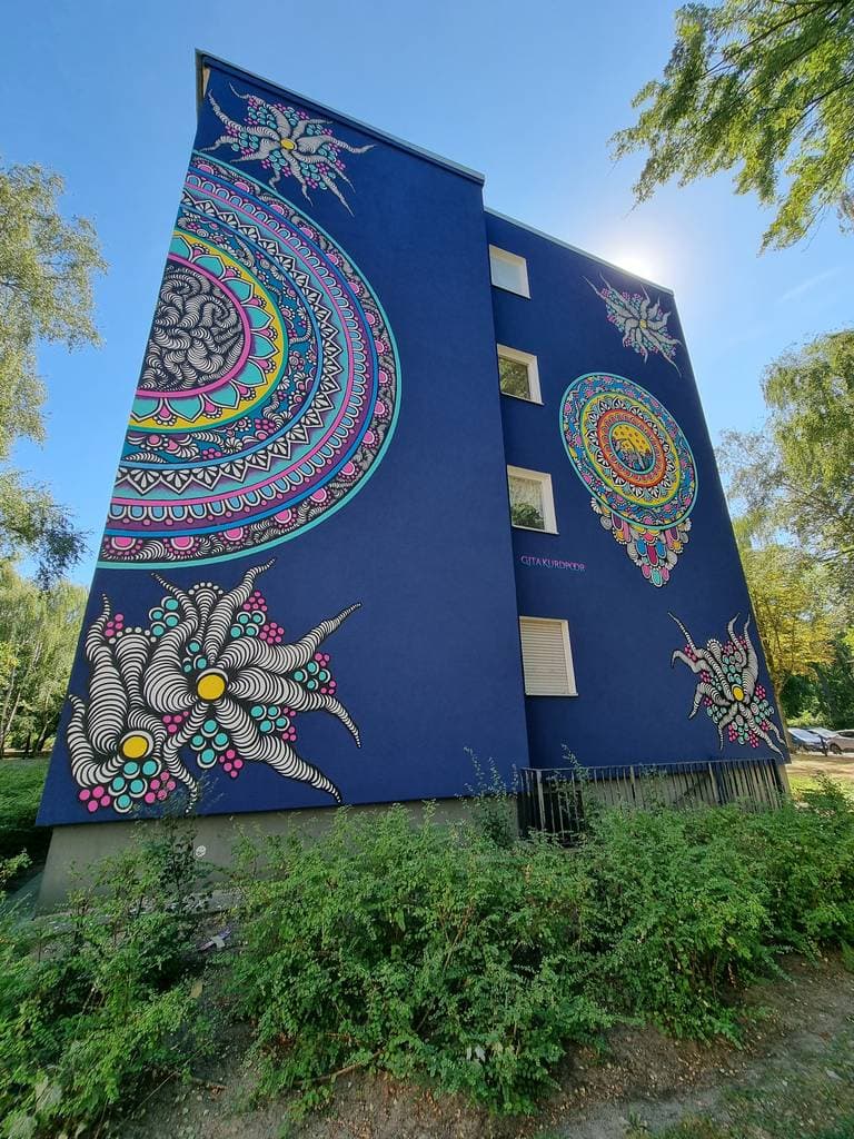 "Mandala" by Gita Kurdpoor in Wittenau, Berlin