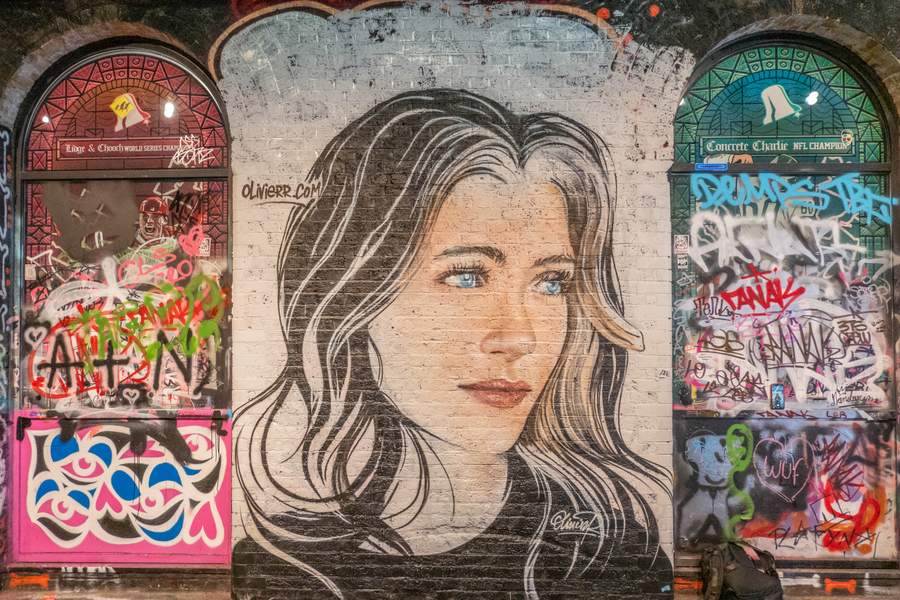 Portrait of Woman with Wavy Hair