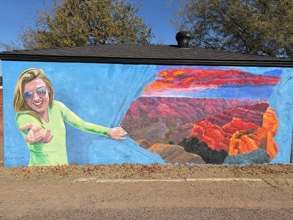 Untitled street art by Lucretia Torva in Willo, Phoenix