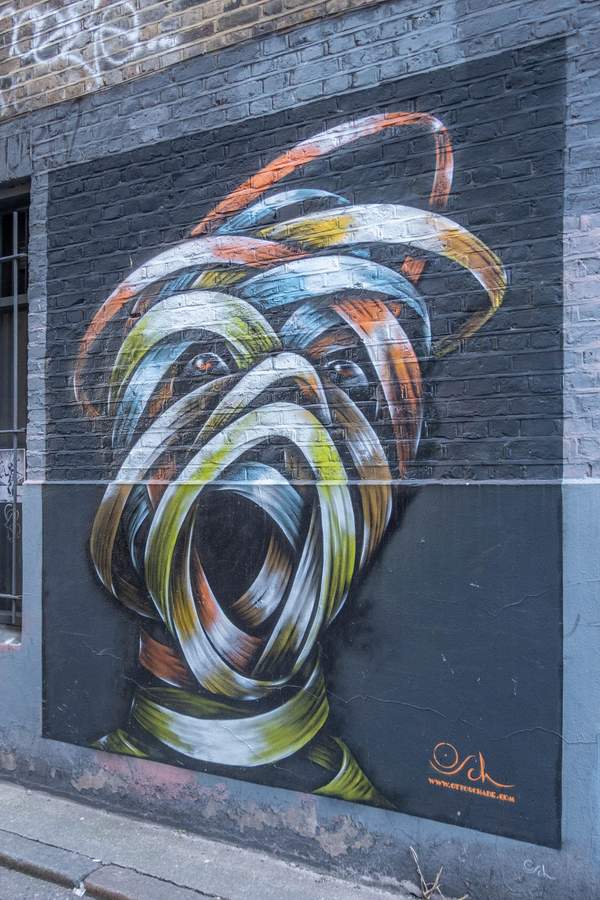 "The Scream" by Otto Schade in Shoreditch, London