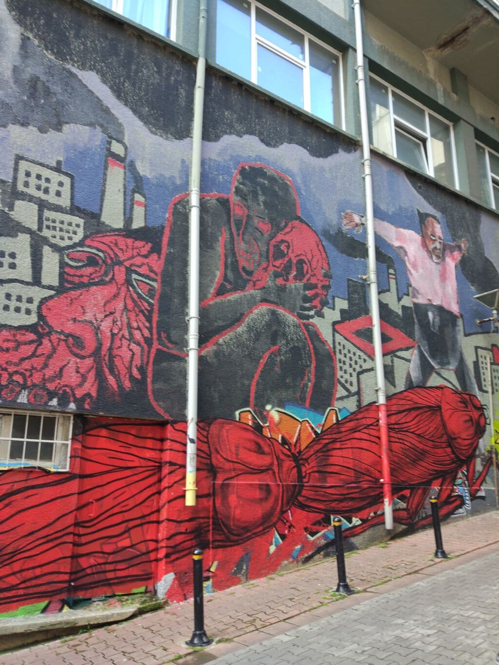 Untitled street art by Canavar in Osmanaa Mahallesi, Istanbul
