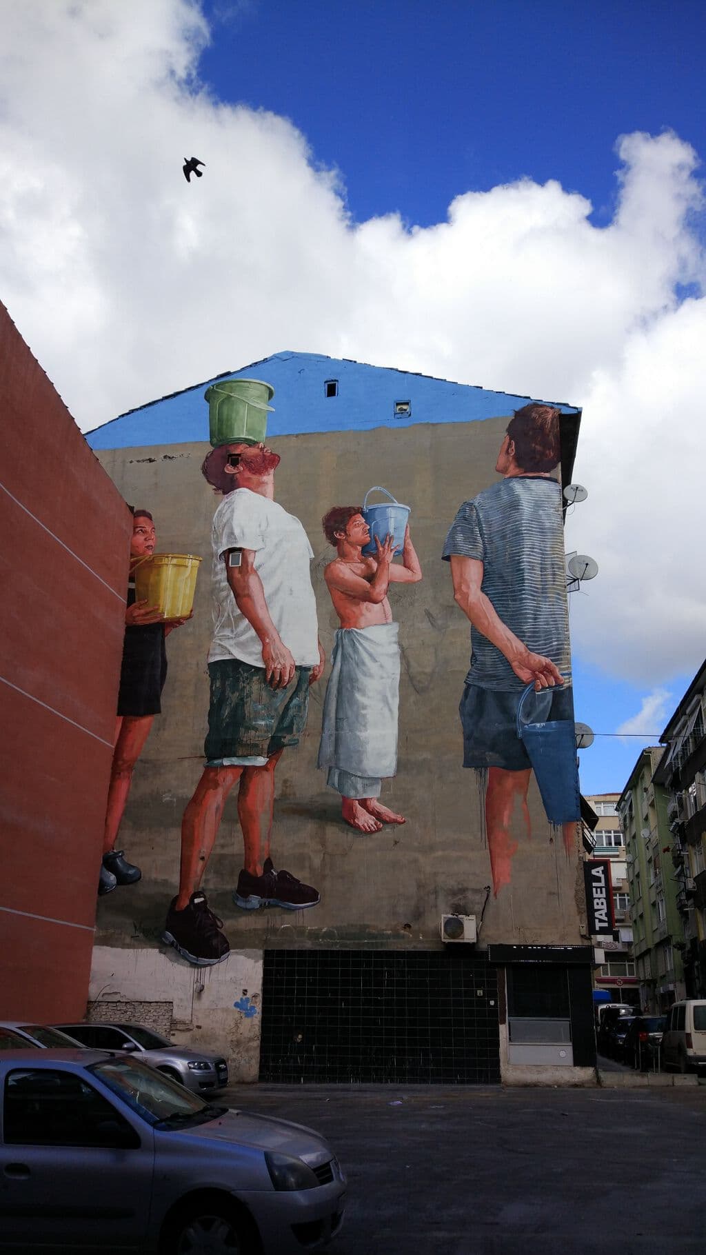 "Pray for rain" by Fintan Magee in Rasimpaa Mahallesi, Istanbul
