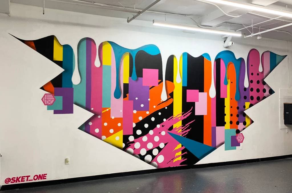 "Hex Phase" by Sket One in Jewelry District, Los Angeles