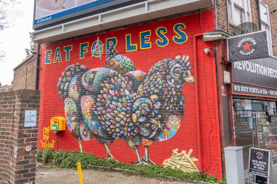 "Eat For Less" by Louis Masai in Penge, London