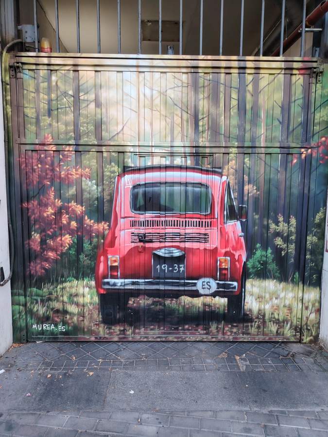 Untitled street art by Murea.es in Lavapis, Madrid