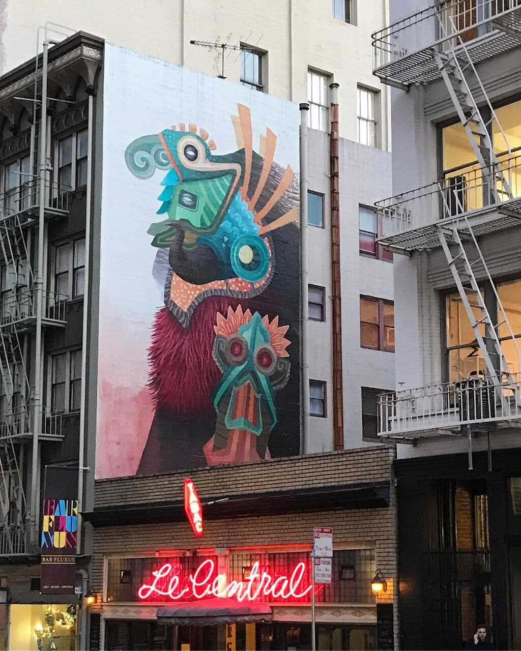 "Down the Rabbit Hole with Neon Lights" by Curiot in San Francisco