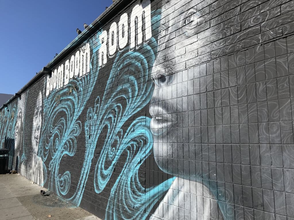 "Boom Boom Room" by Shawn Bullen in Fillmore District, San Francisco
