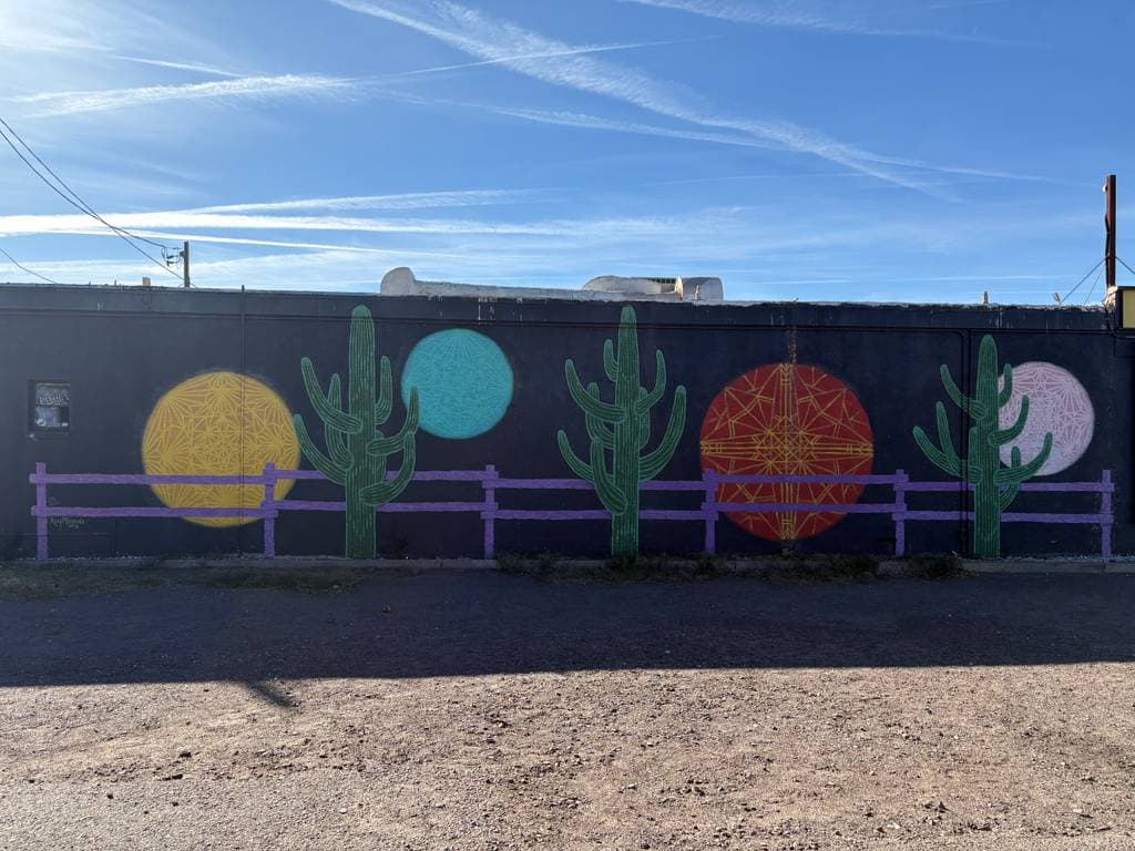 Untitled street art by Roy Miranda in Melrose District, Phoenix