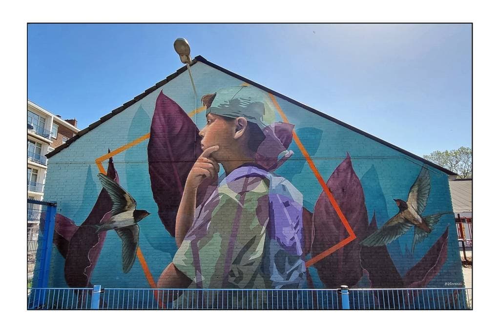 "What will the future hold for our planet." by Tim Rodermans in Nieuw West, Amsterdam