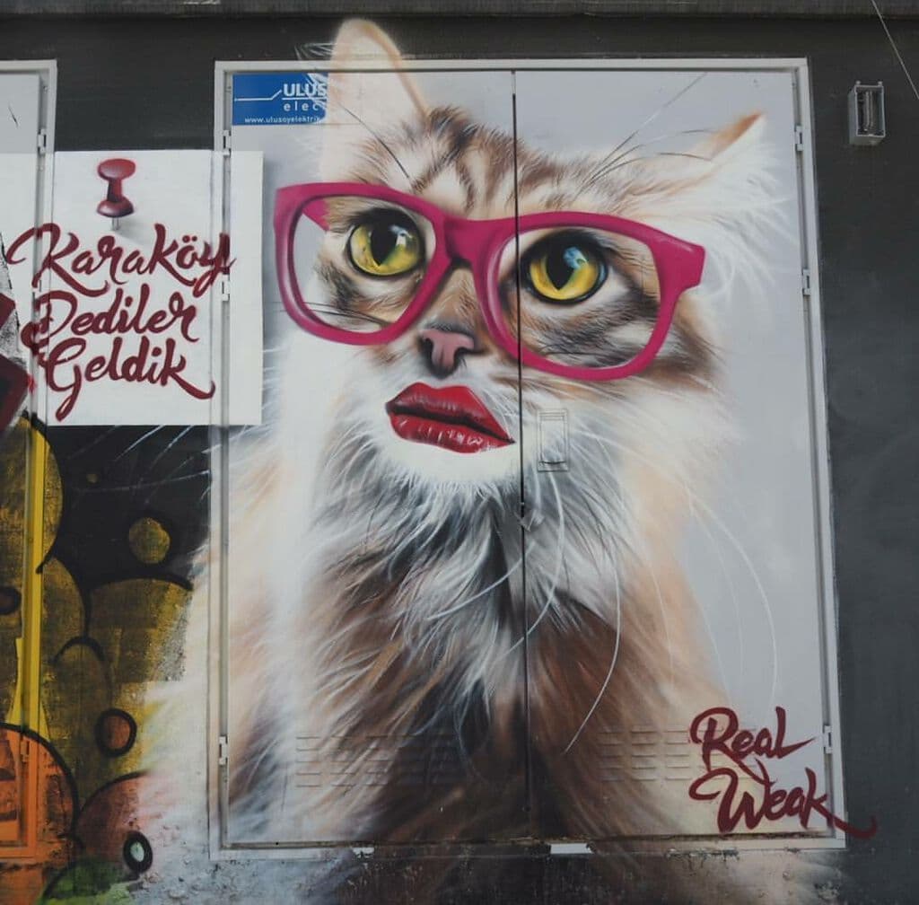 Untitled street art by Real Weak in Meyyedzade, Istanbul