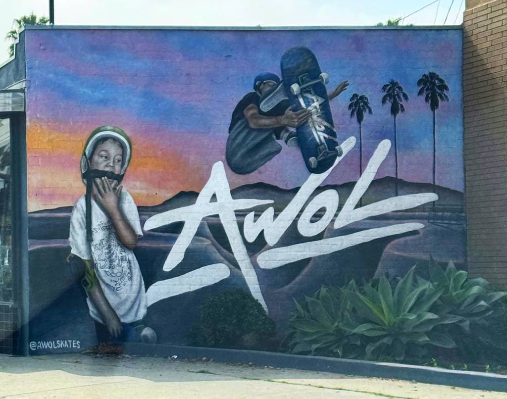 "AWOL" by Gustavo Zermeño Jr in Venice, Los Angeles