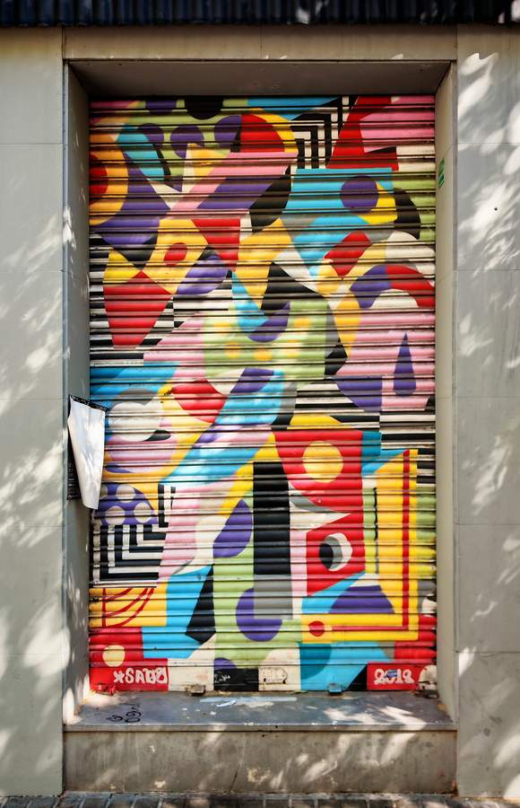 "Bepapaia Shutter 2, 2018" in Sant Pere, Barcelona