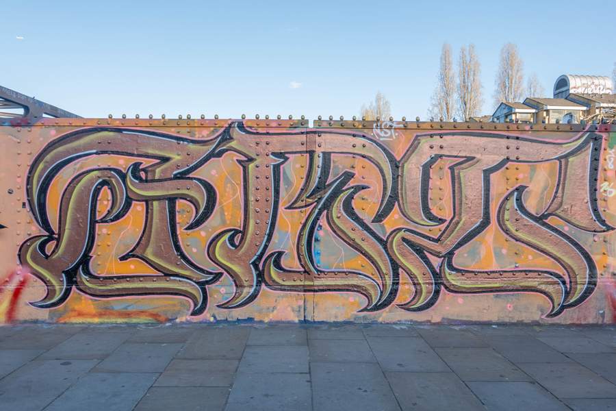 Untitled street art by J. Fox in Whitechapel, London