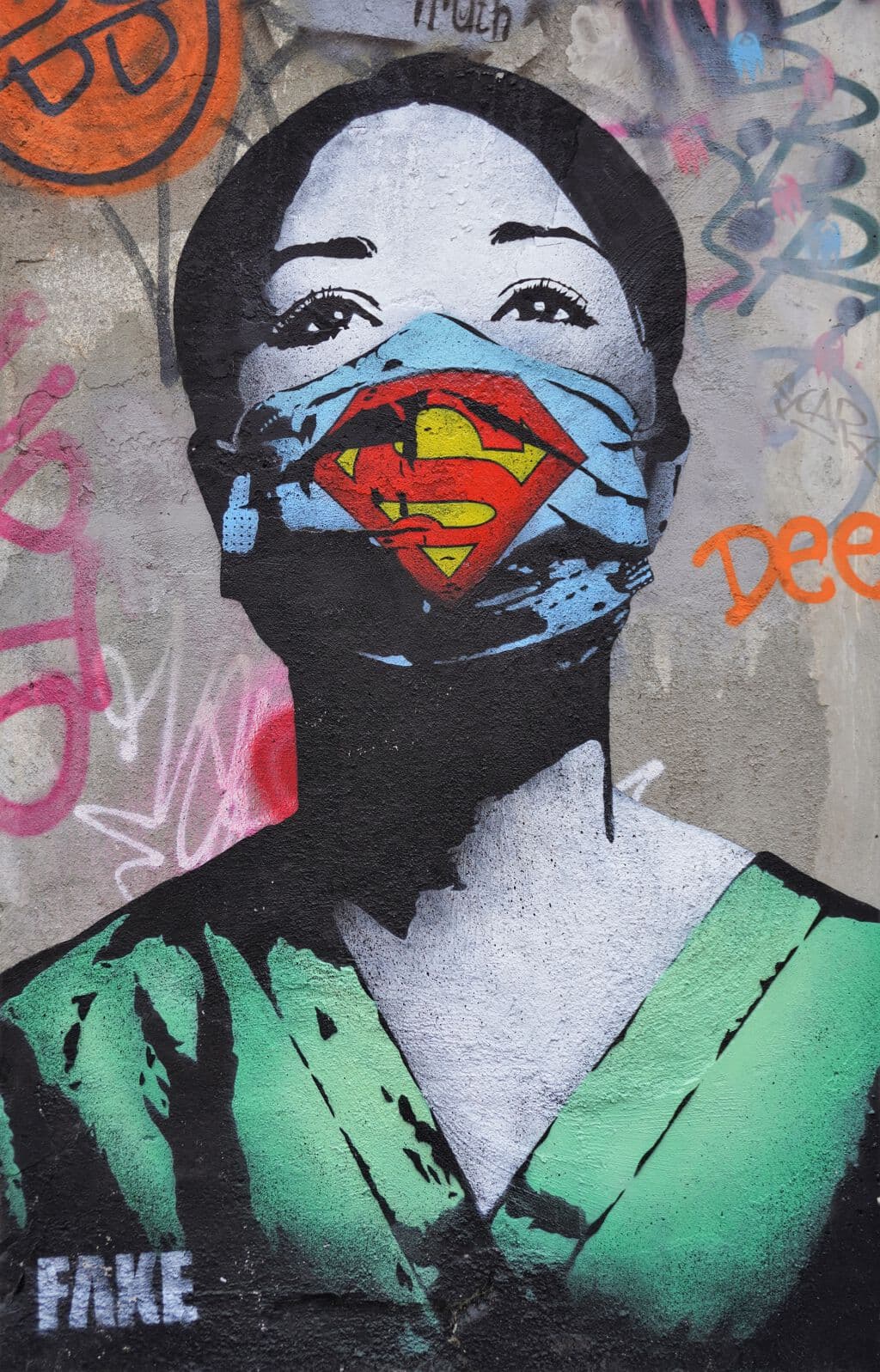 "Supernurse" by FAKE in Noord, Amsterdam