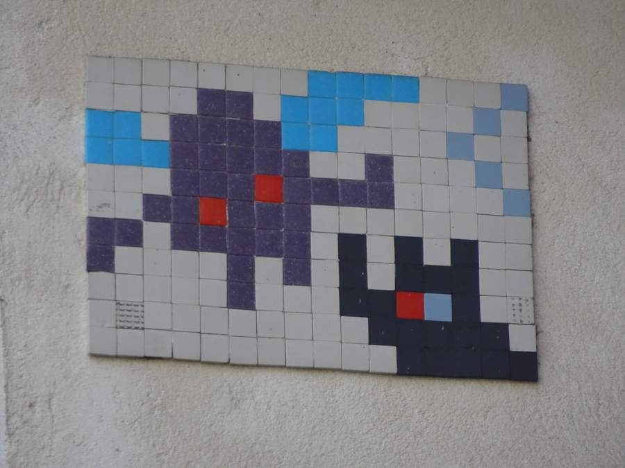 "The Galaxian hunting" by RV_2011 in Paris 5e Arrondissement, Paris