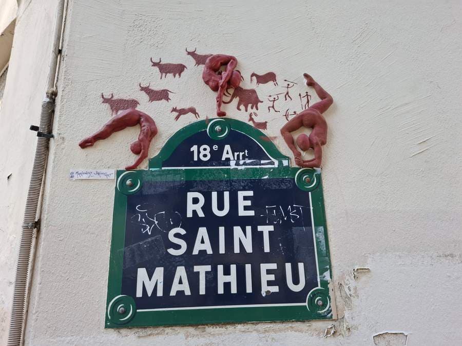 Untitled street art by Marienelly_streetart in Paris 18e Arrondissement, Paris