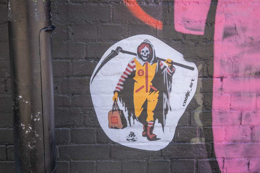 Untitled street art by Cooljc Art in Whitechapel, London