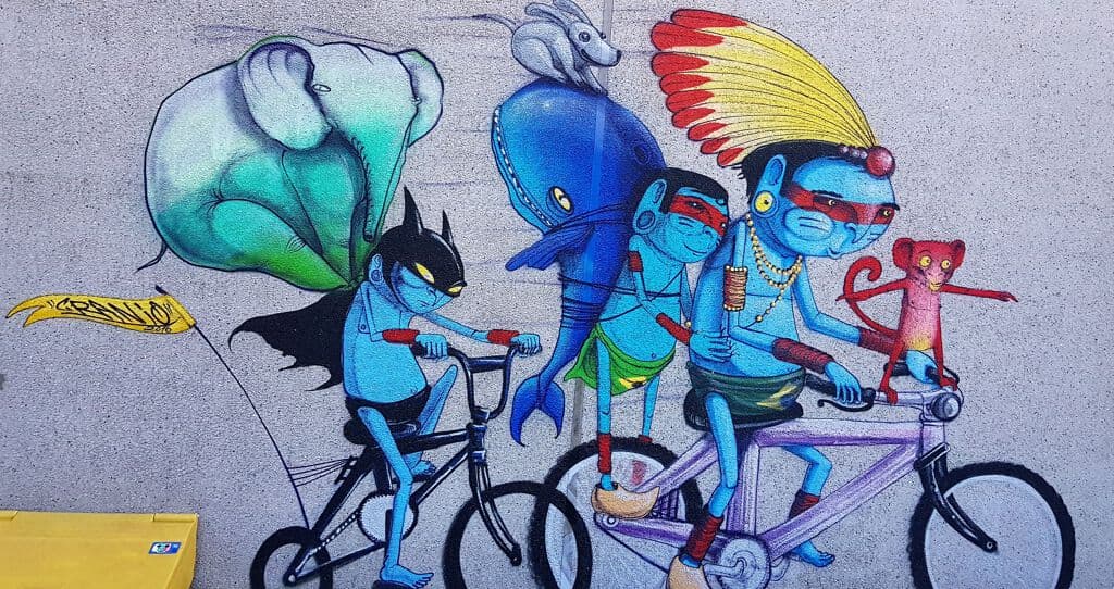Untitled street art by Cranio in Oost, Amsterdam