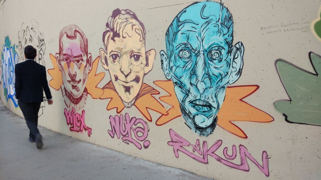 Untitled street art by Wicx in Acbadem Mahallesi, Istanbul