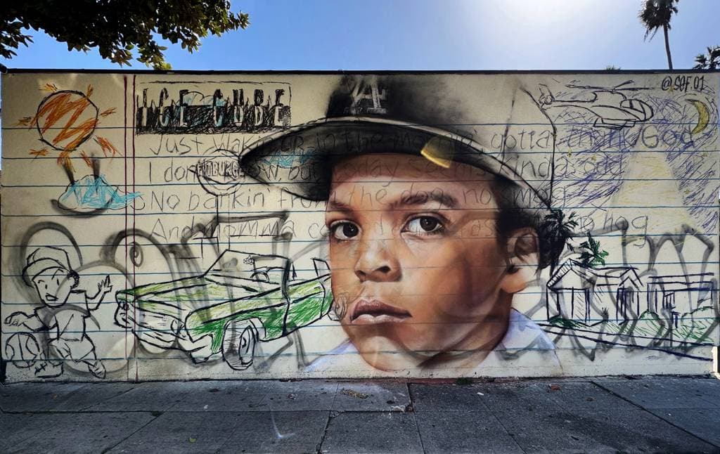 "It Was a Good Day" by sef.01 in Vermont Square, Los Angeles