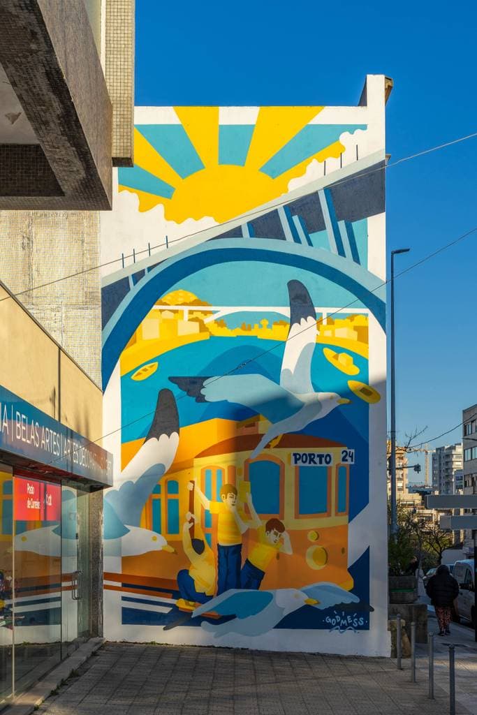 "Movimentos" by GODMESS in Pena, Porto