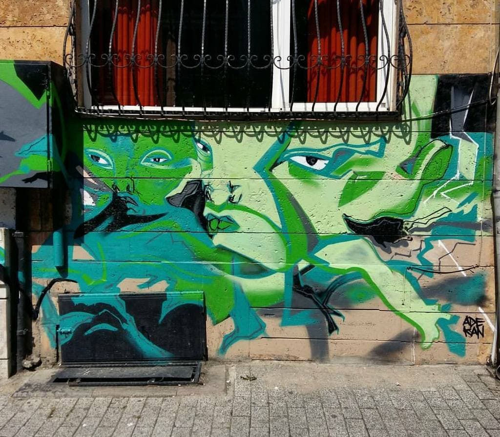 Untitled street art by Adekan in Caferaa Mahallesi, Istanbul