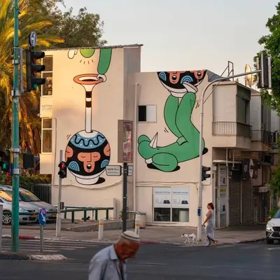 Abstract Figure Murals