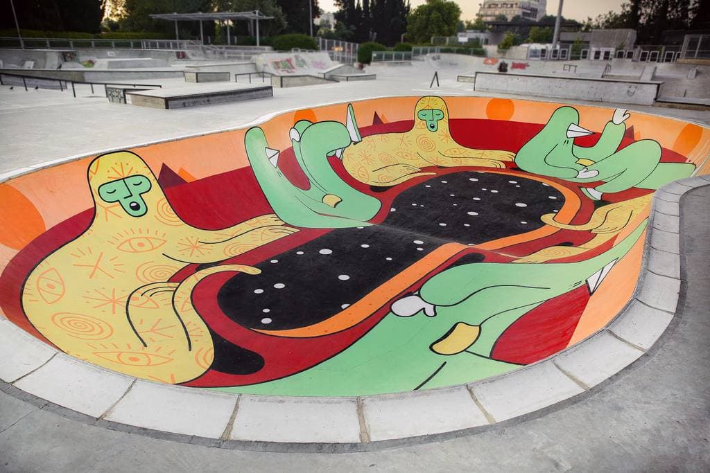 "Skatepark, Jerusalem" by Brothers of Light in Jerusalem