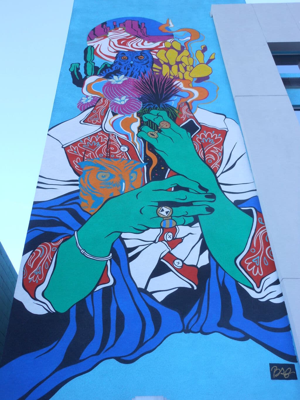 Surreal Portrait with Nature Crown
