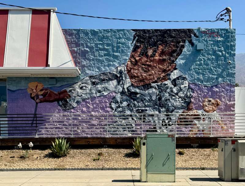 "Portrait with Reaching Hand" by Robert Vargas in Los Angeles