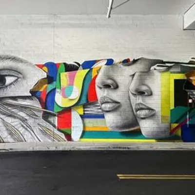 Fragmented Portrait Composition